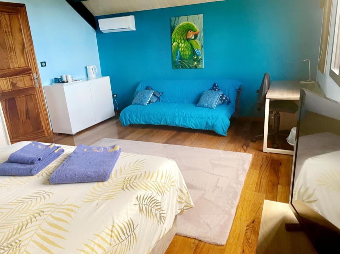 Chambre "Bleu Ocean" Villa Hermes Saint Pierre Exteriér fotografie