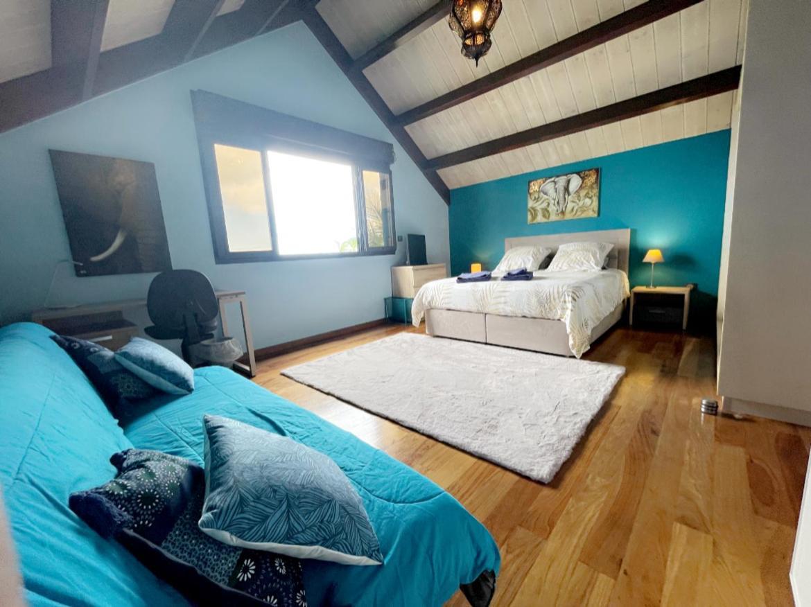 Chambre "Bleu Ocean" Villa Hermes Saint Pierre Exteriér fotografie